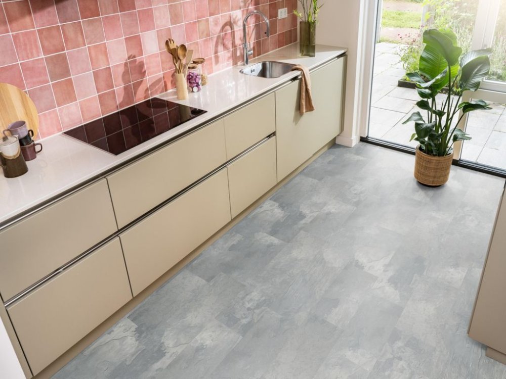 Ambiant Expression Aqua Rechte plank Laminaat Grijs