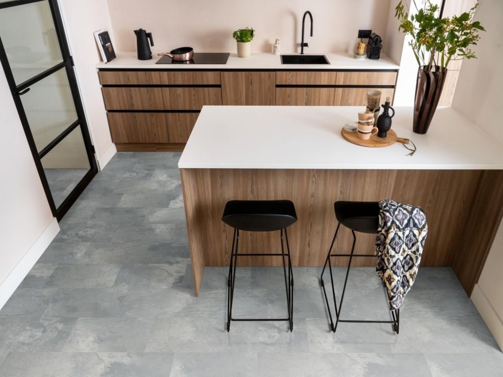 Ambiant Expression Aqua Rechte plank Laminaat Grijs - Ambiant