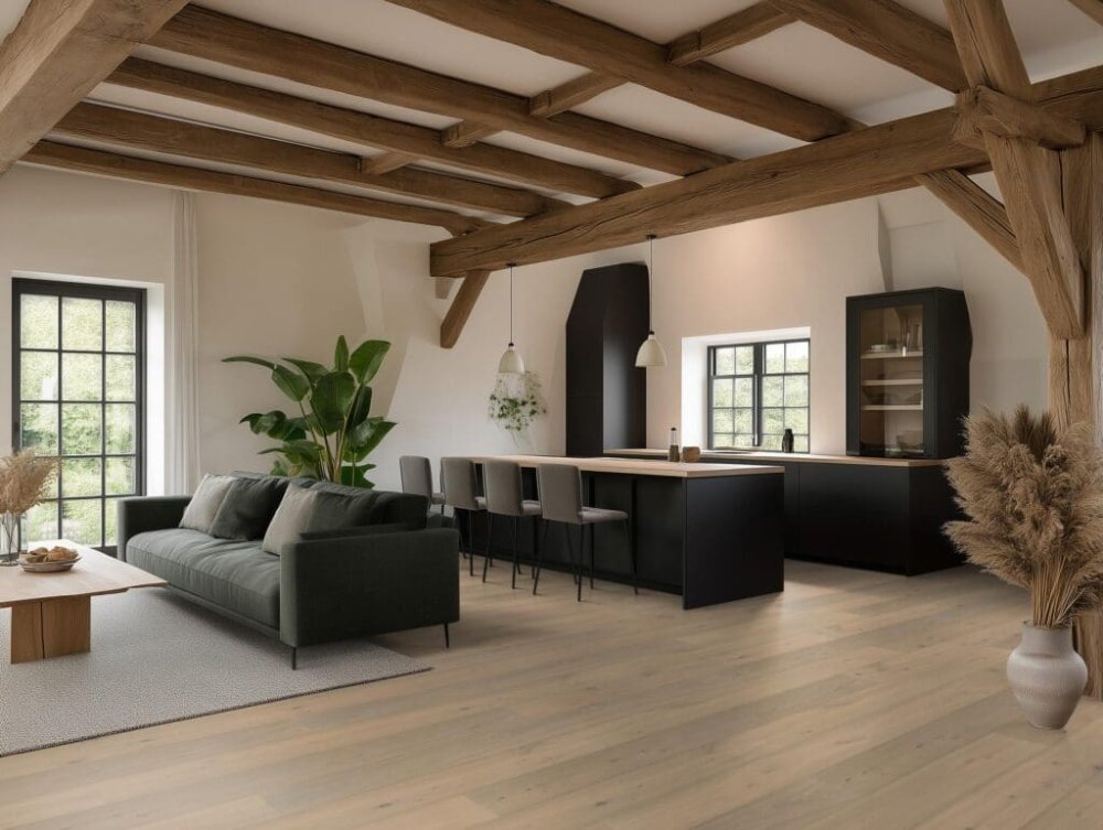Floorlife Brentwood Rechte plank Parket Wit - Floorlife