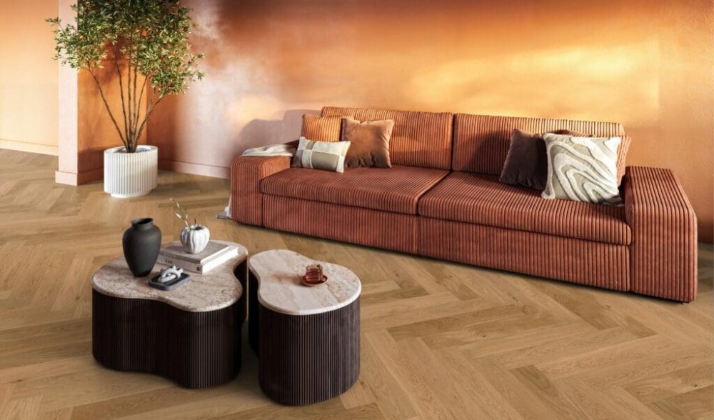 Floorlife Encino Visgraat Parket Naturel