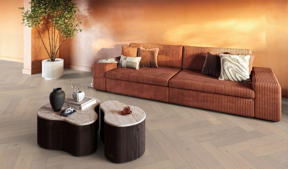 Floorlife Beverly Hills Visgraat Parket Wit