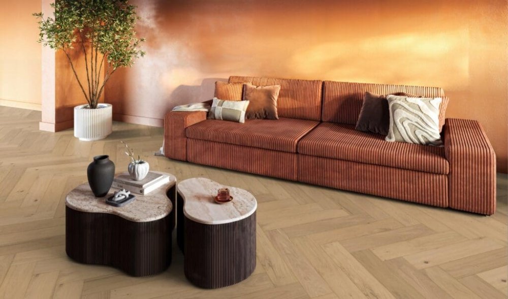 Floorlife Beverly Hills Visgraat Parket Naturel
