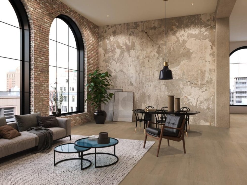 Floorlife Barnet Rechte plank Klik PVC Bruin - Floorlife