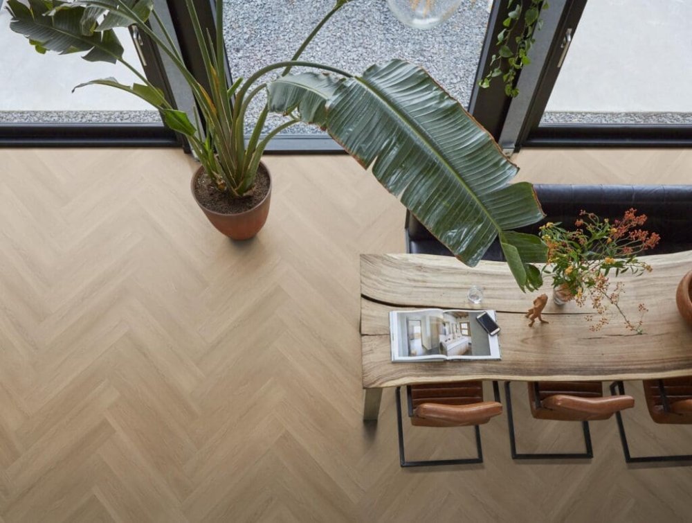 Floorlife YUP XL Brentford Rechte plank Plak PVC Bruin
