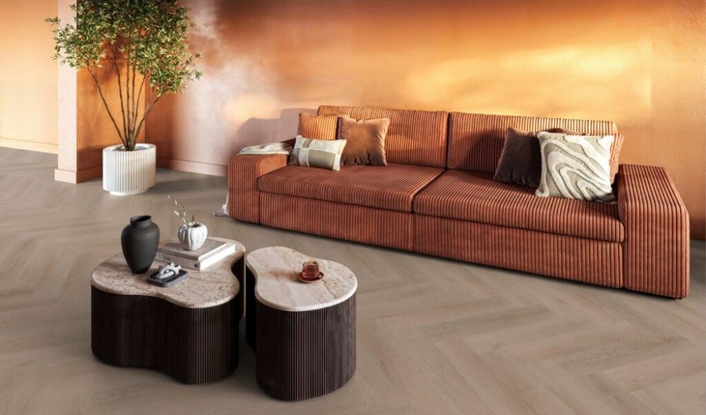Floorlife YUP Merton Rechte plank Klik PVC Bruin - Floorlife