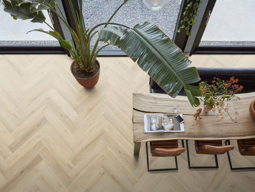 Floorlife YUP XL Greenford Rechte plank Plak PVC Beige