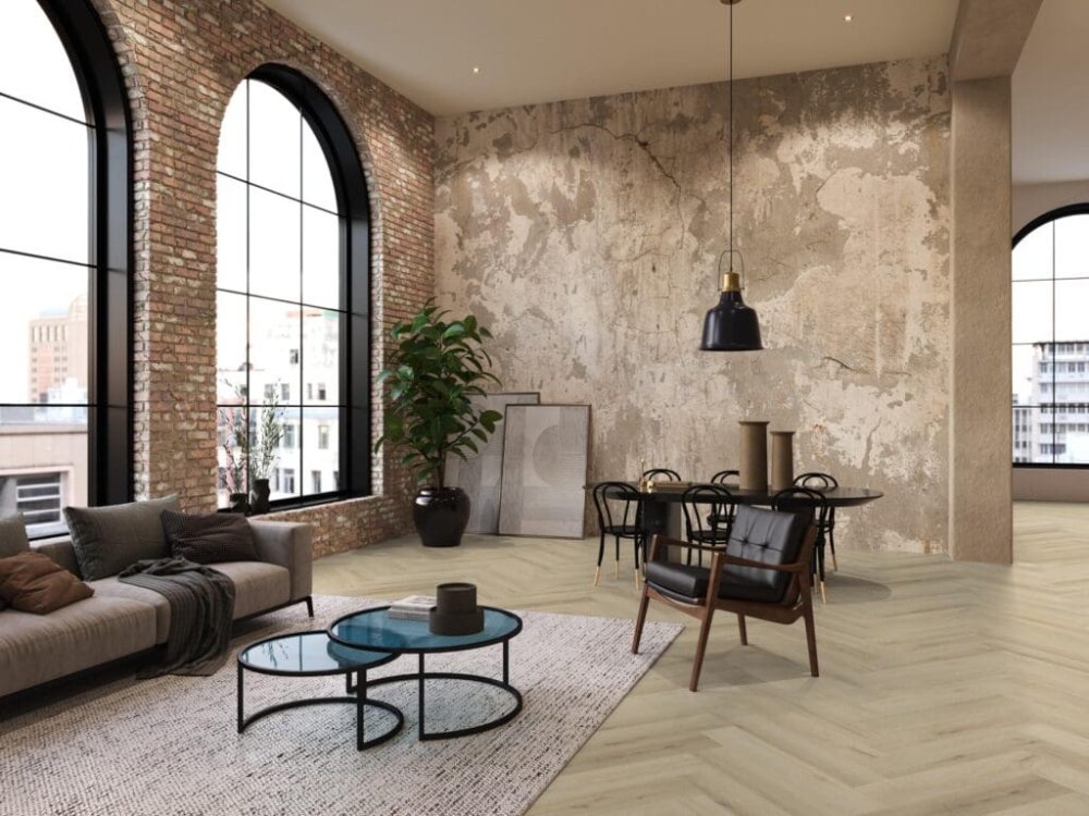 Floorlife YUP XL Greenford Rechte plank Klik PVC Beige - Floorlife