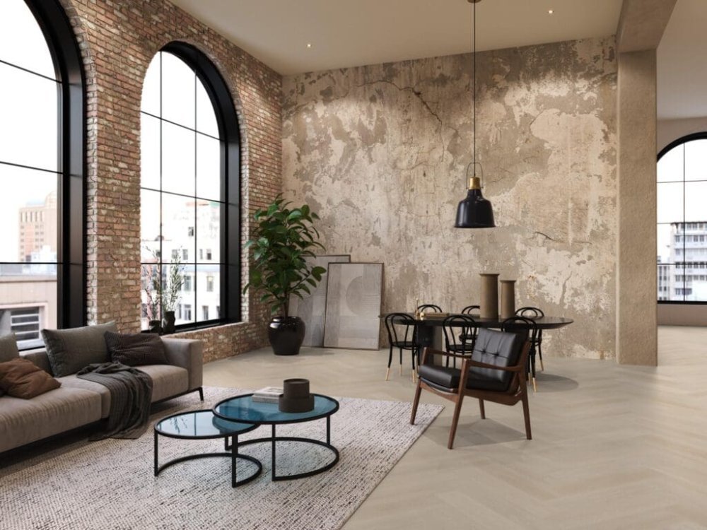 Floorlife YUP XL Brentford Rechte plank Klik PVC Beige - Floorlife