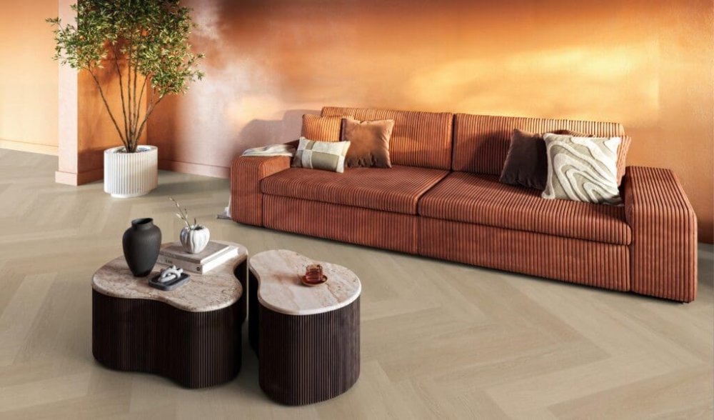 Floorlife YUP XL Brentford Rechte plank Klik PVC Bruin - Floorlife