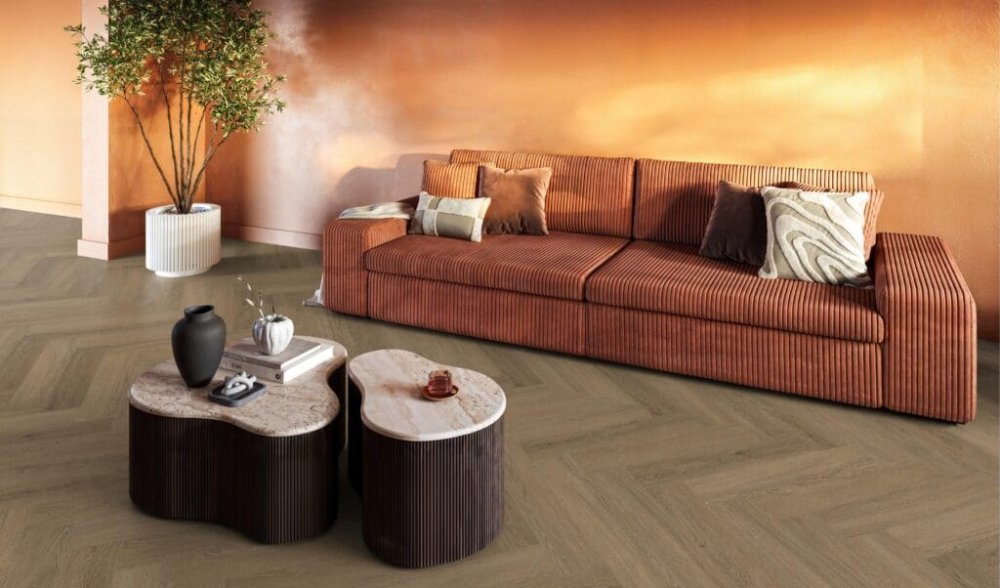 Floorlife YUP Sutton Rechte plank Klik PVC Bruin - Floorlife