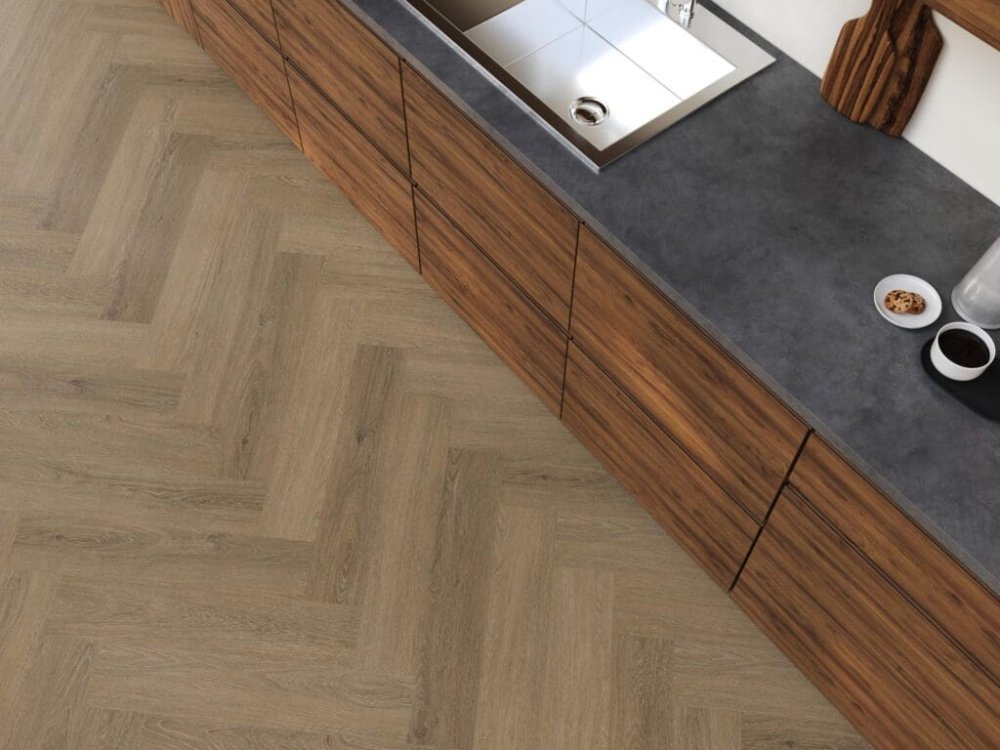 Floorlife YUP Sutton Rechte plank Klik PVC Bruin - Floorlife