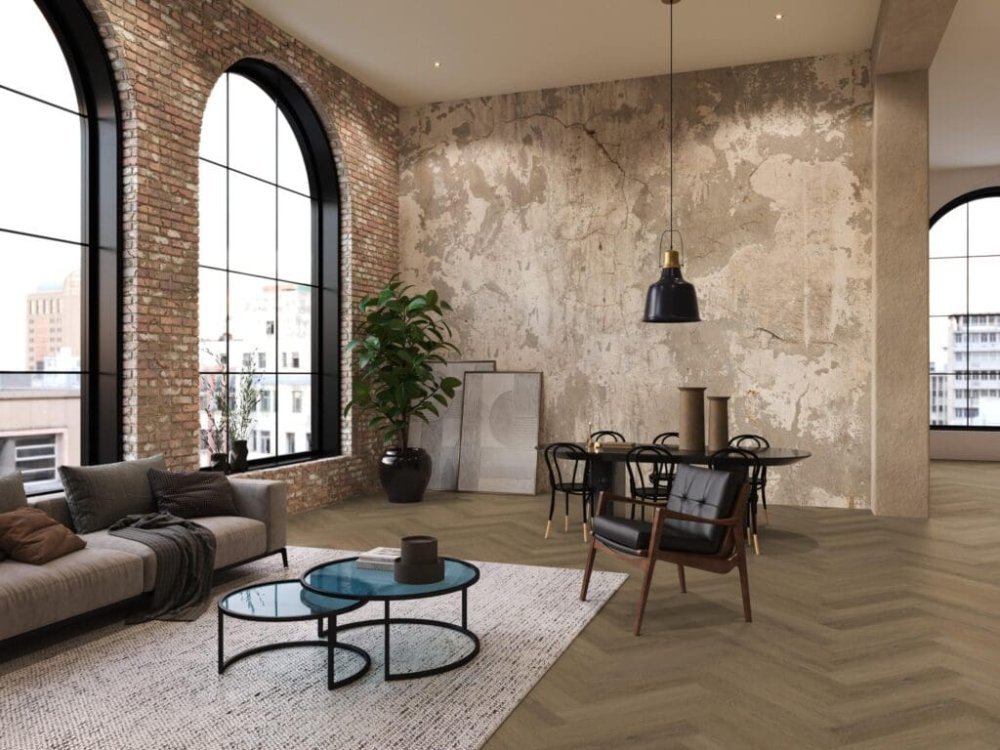 Floorlife YUP Sutton Rechte plank Klik PVC Bruin - Floorlife