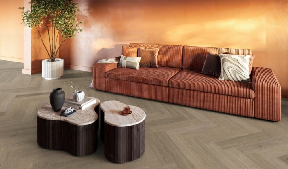 Floorlife YUP Sutton Rechte plank Klik PVC Bruin - Floorlife