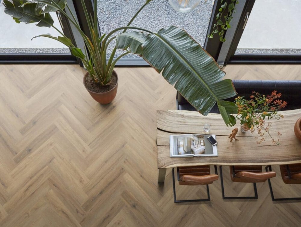 Floorlife YUP XL Greenford Rechte plank Klik PVC Bruin