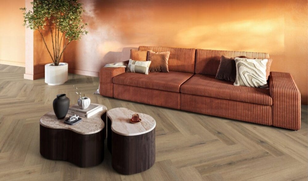 Floorlife YUP XL Greenford Rechte plank Klik PVC Bruin - Floorlife