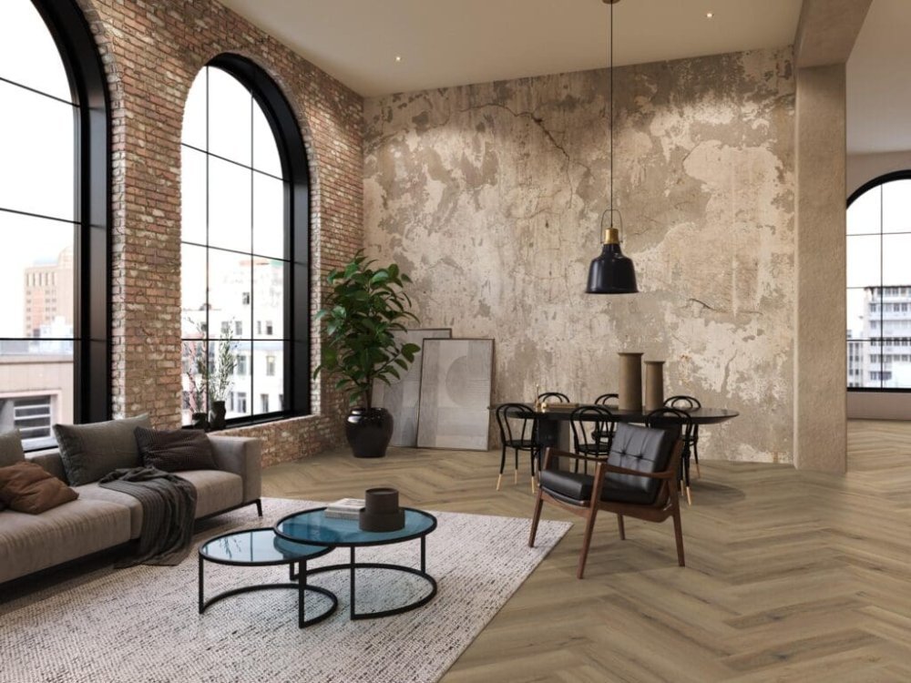 Floorlife YUP XL Greenford Rechte plank Klik PVC Bruin - Floorlife
