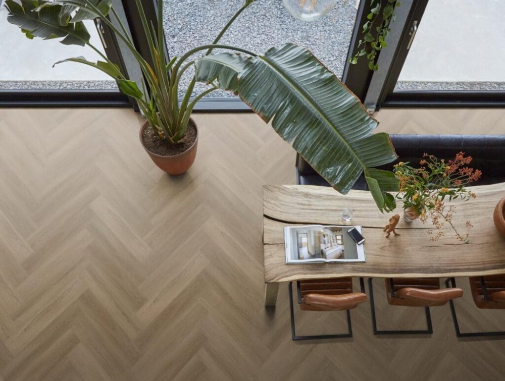 Floorlife YUP XL Brentford Rechte plank Klik PVC Bruin
