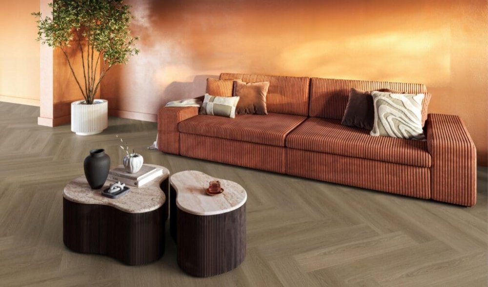 Floorlife YUP XL Brentford Rechte plank Klik PVC Bruin - Floorlife