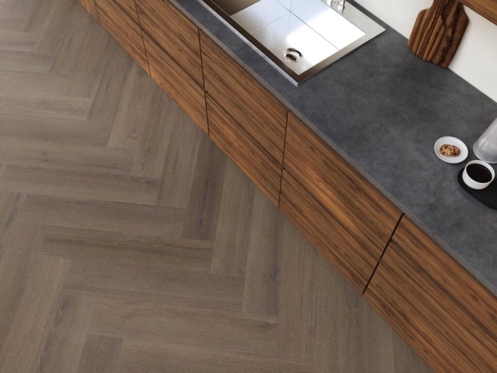 Floorlife YUP XL Greenford Rechte plank Klik PVC Bruin - Floorlife