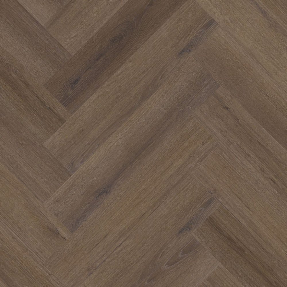 Ambiant Spigato Visgraat Klik PVC Bruin