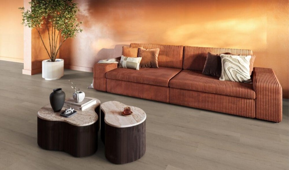 Floorlife Barnet Rechte plank Klik PVC Bruin - Floorlife