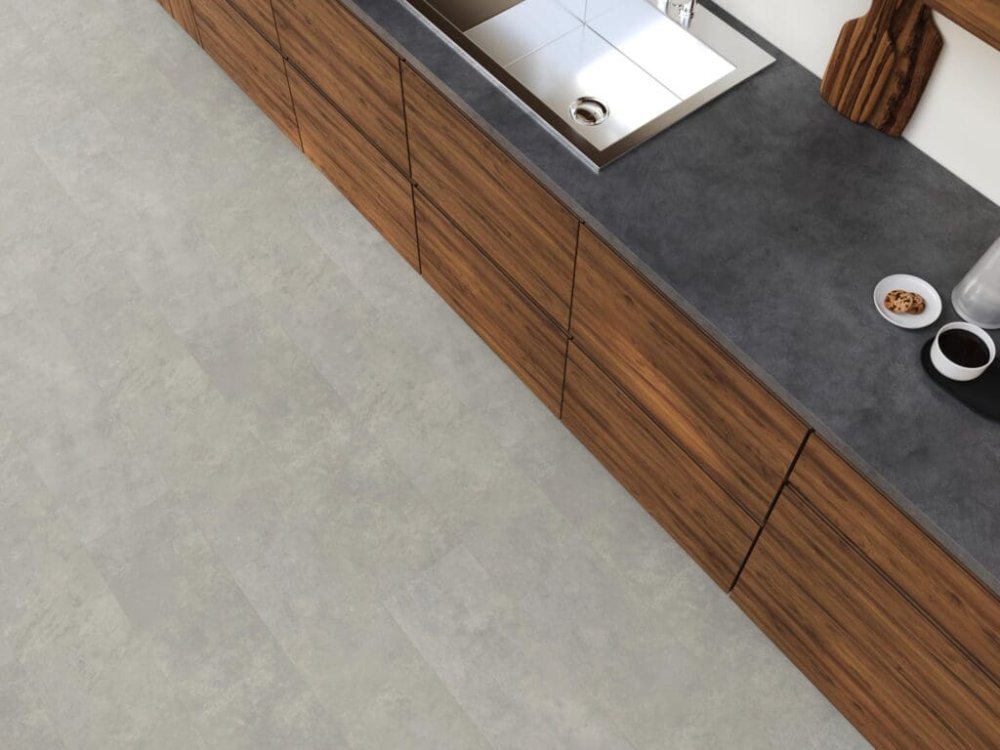 Floorlife Finsbury Rechte plank Plak PVC Grijs - Floorlife