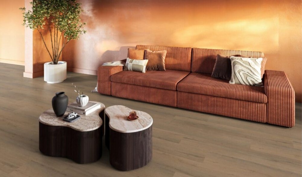 Floorlife Barnet Rechte plank Klik PVC Bruin - Floorlife