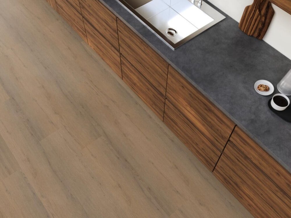 Floorlife Barnet Rechte plank Klik PVC Bruin - Floorlife