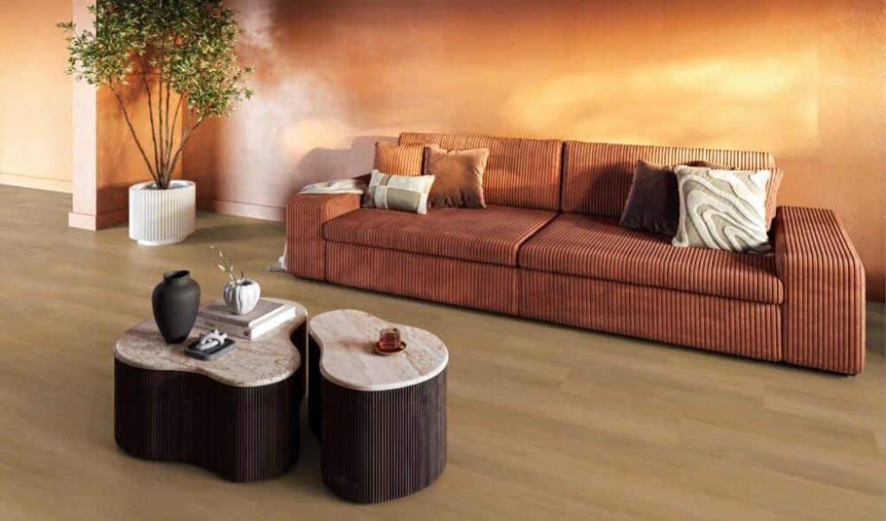 Floorlife Newham Rechte plank Klik PVC Bruin - Floorlife