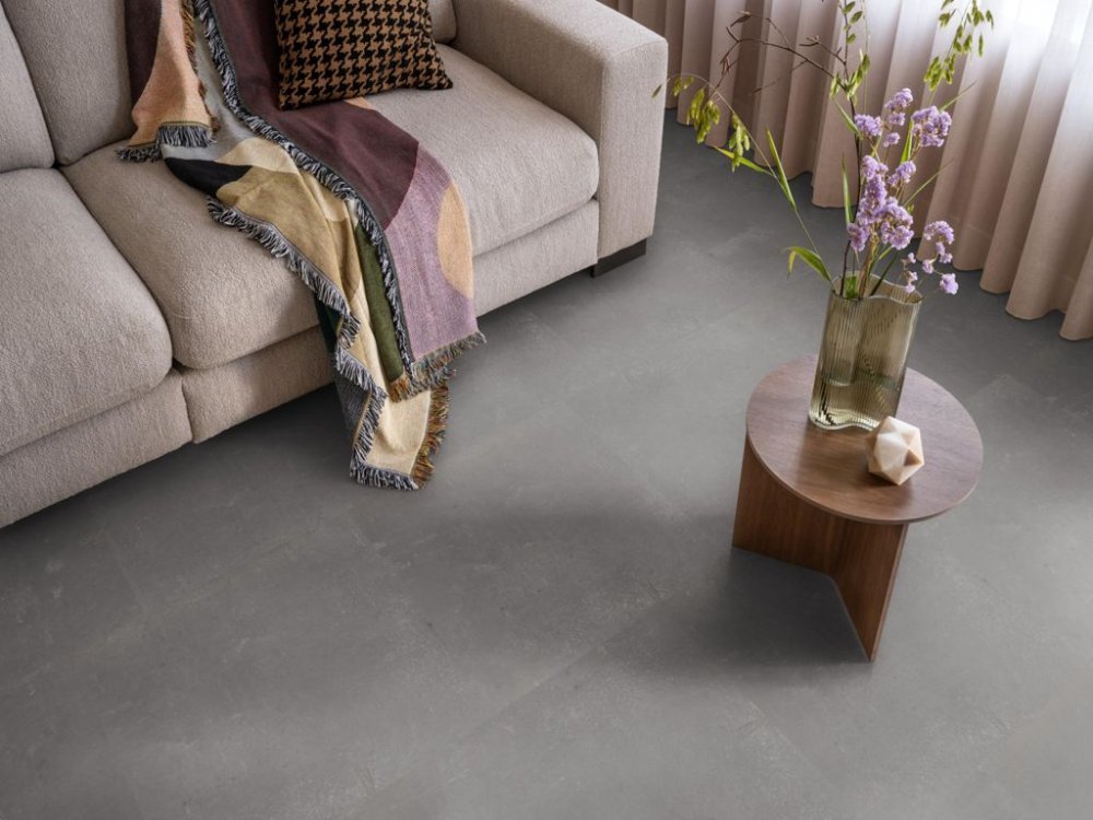 Ambiant Ceramo Visgraat Klik PVC Antraciet - Ambiant