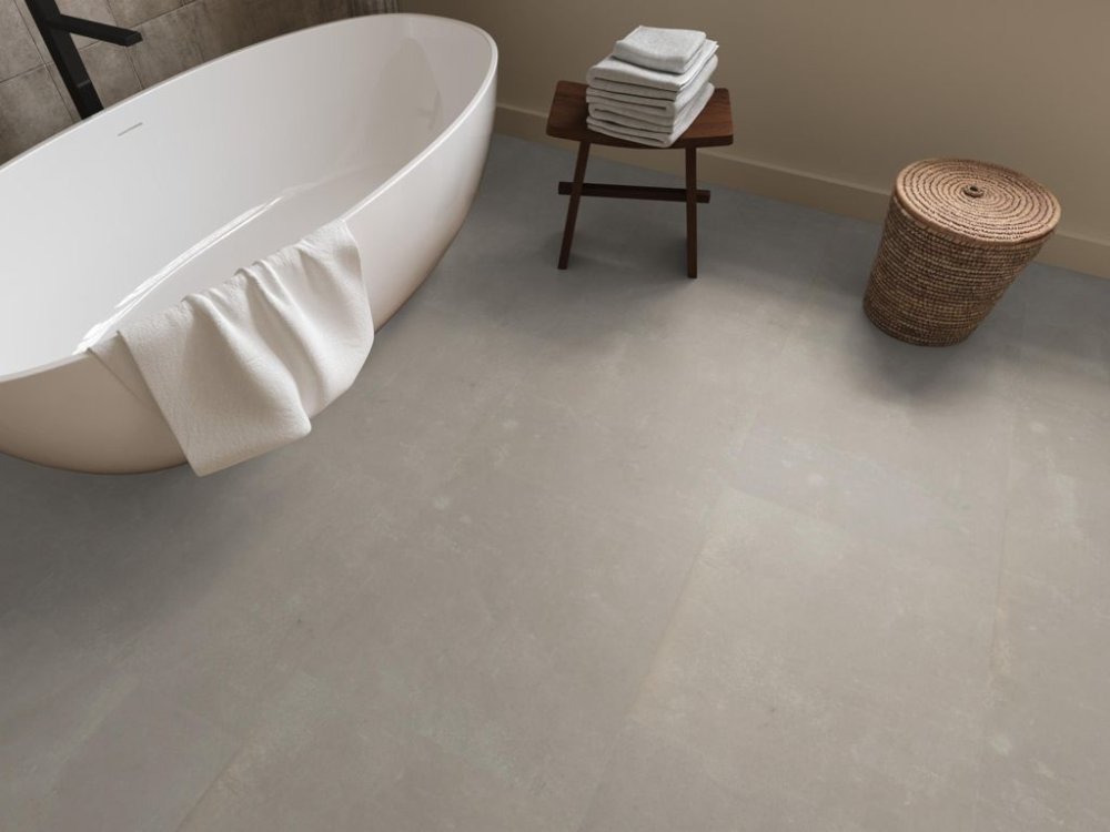 Ambiant Ceramo Visgraat Klik PVC Beige - Ambiant