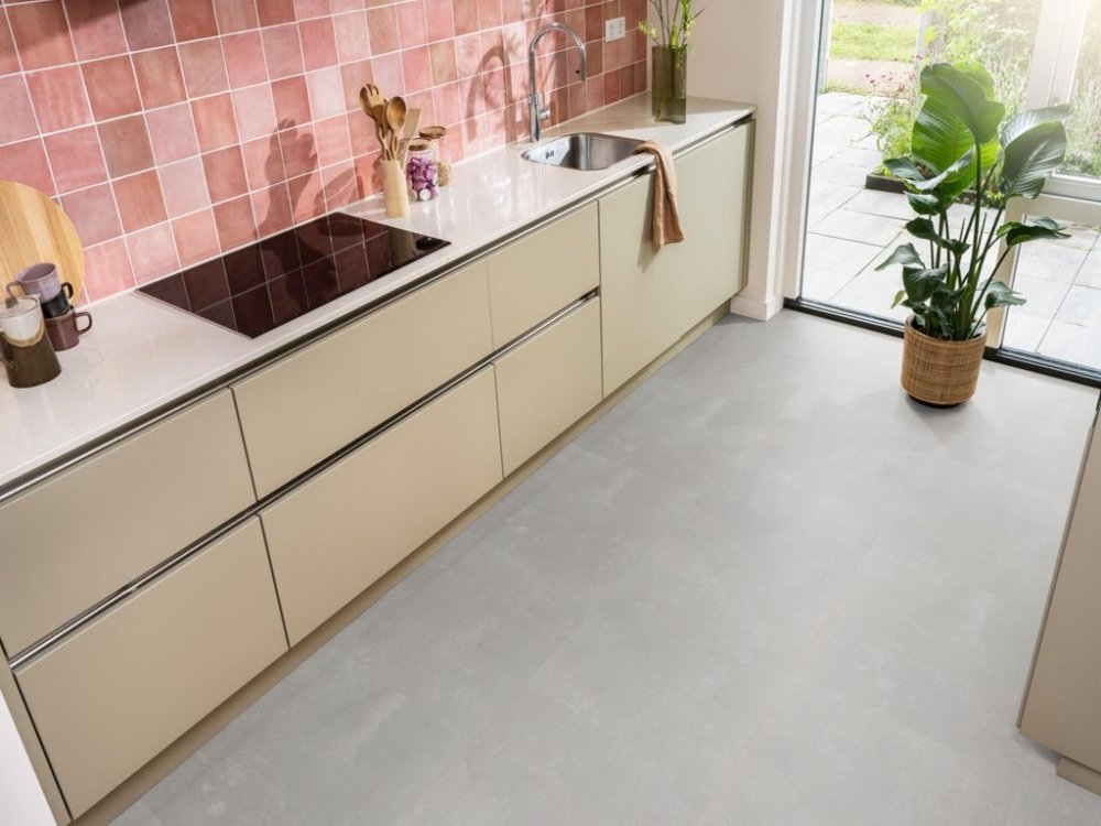 Ambiant Ceramo Visgraat Klik PVC Grijs - Ambiant
