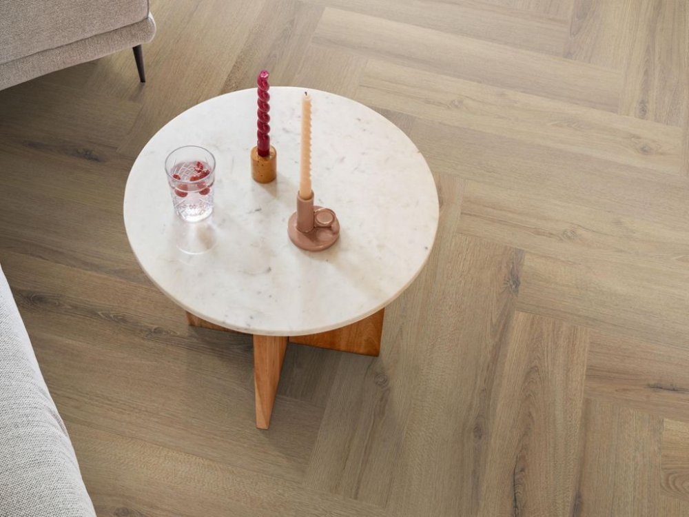 Ambiant Spigato Visgraat Klik PVC Bruin