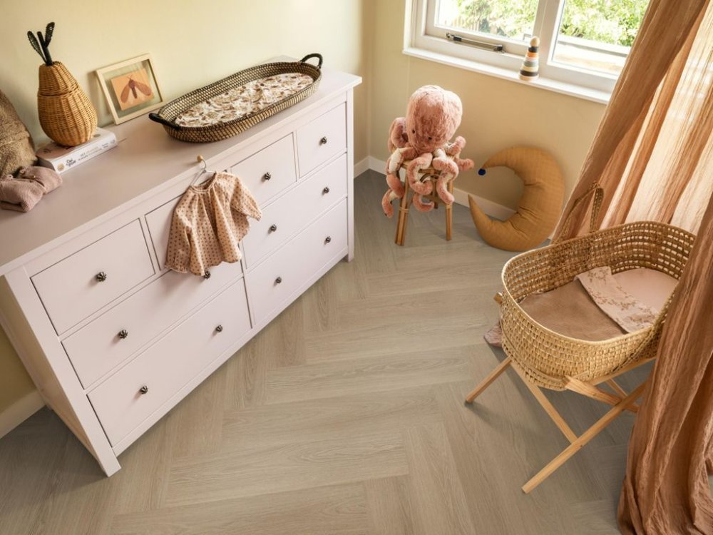 Ambiant Spigato Visgraat Klik PVC Bruin - Ambiant