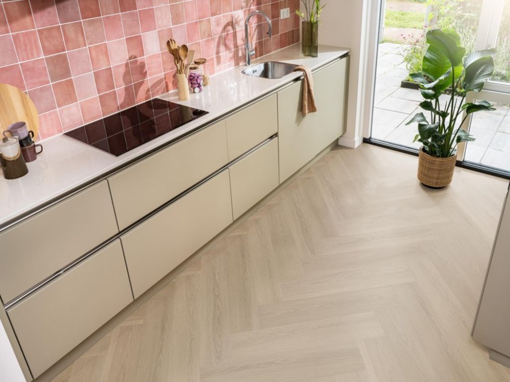Ambiant Spigato Visgraat Klik PVC Bruin - Ambiant