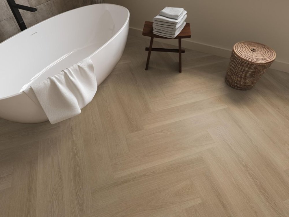 Ambiant Spigato Visgraat Klik PVC Bruin - Ambiant