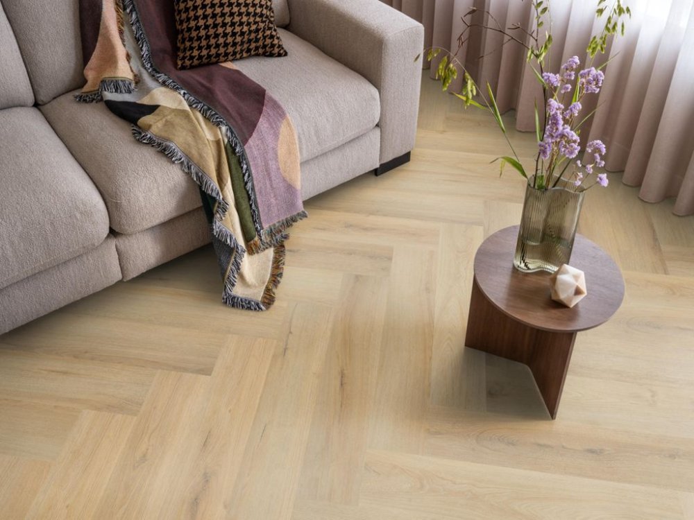 Ambiant Spigato Visgraat Klik PVC Bruin - Ambiant