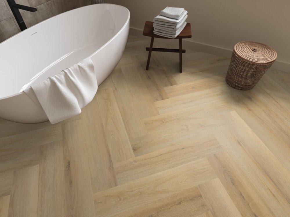 Ambiant Spigato Visgraat Klik PVC Bruin - Ambiant