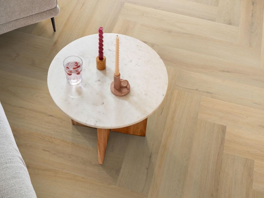 Ambiant Spigato Visgraat Klik PVC Bruin