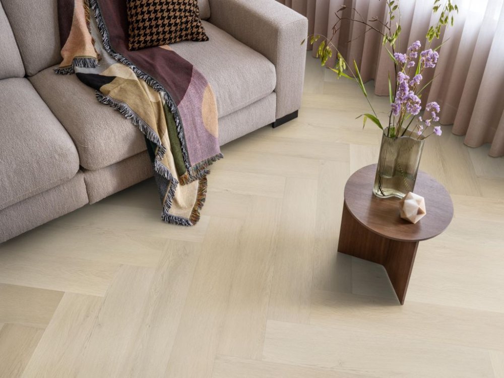 Ambiant Spigato Visgraat Klik PVC Beige - Ambiant