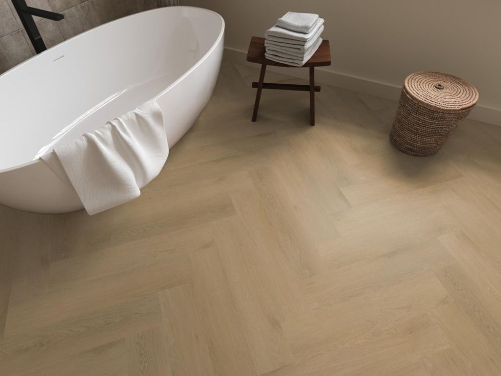 Ambiant Spigato Navaro Visgraat Klik PVC Naturel - Ambiant