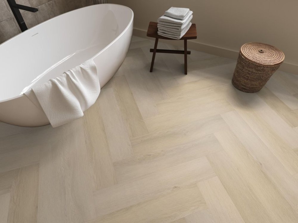 Ambiant Spigato Visgraat Klik PVC Bruin - Ambiant