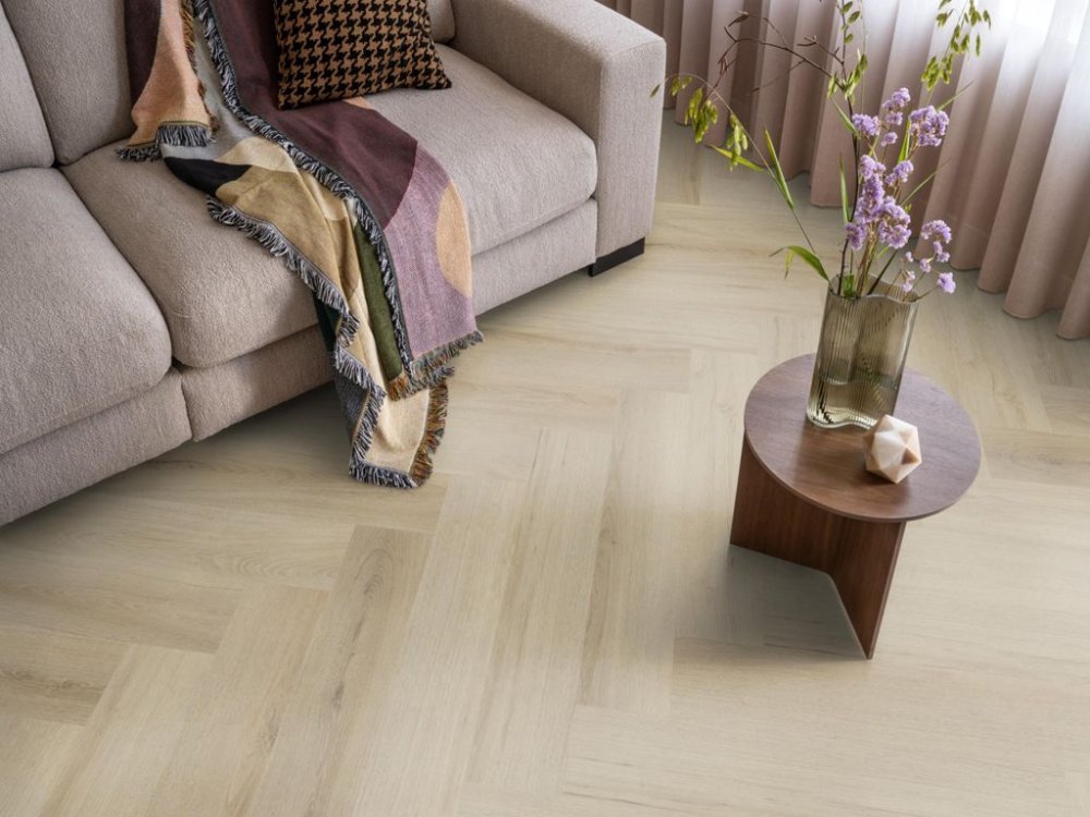 Ambiant Spigato Visgraat Klik PVC Bruin - Ambiant