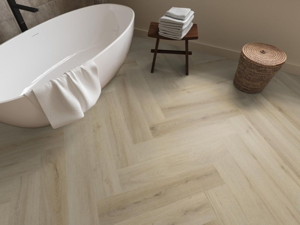 Ambiant Spigato Visgraat Klik PVC Bruin - Ambiant