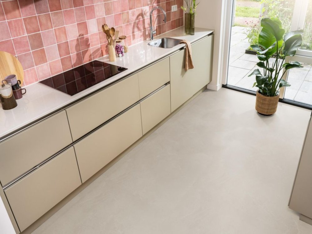 Ambiant Noveno Visgraat Klik PVC Beige - Ambiant