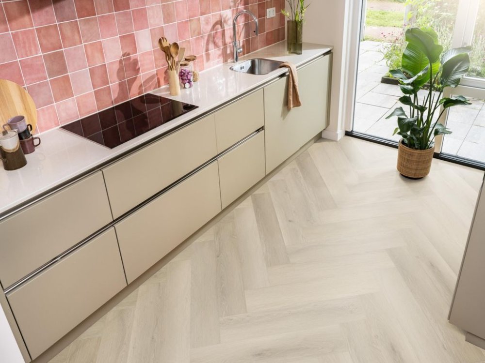Ambiant Spigato Visgraat Klik PVC Bruin - Ambiant