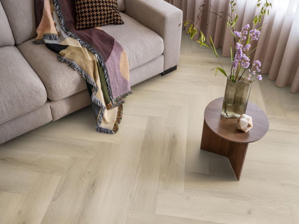 Ambiant Spigato Visgraat Klik PVC Bruin - Ambiant