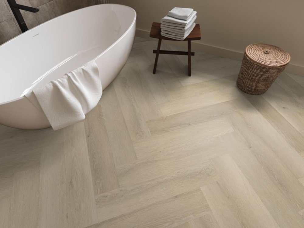 Ambiant Spigato Visgraat Klik PVC Bruin - Ambiant