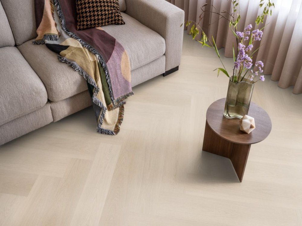 Ambiant Spigato Visgraat Klik PVC Beige - Ambiant