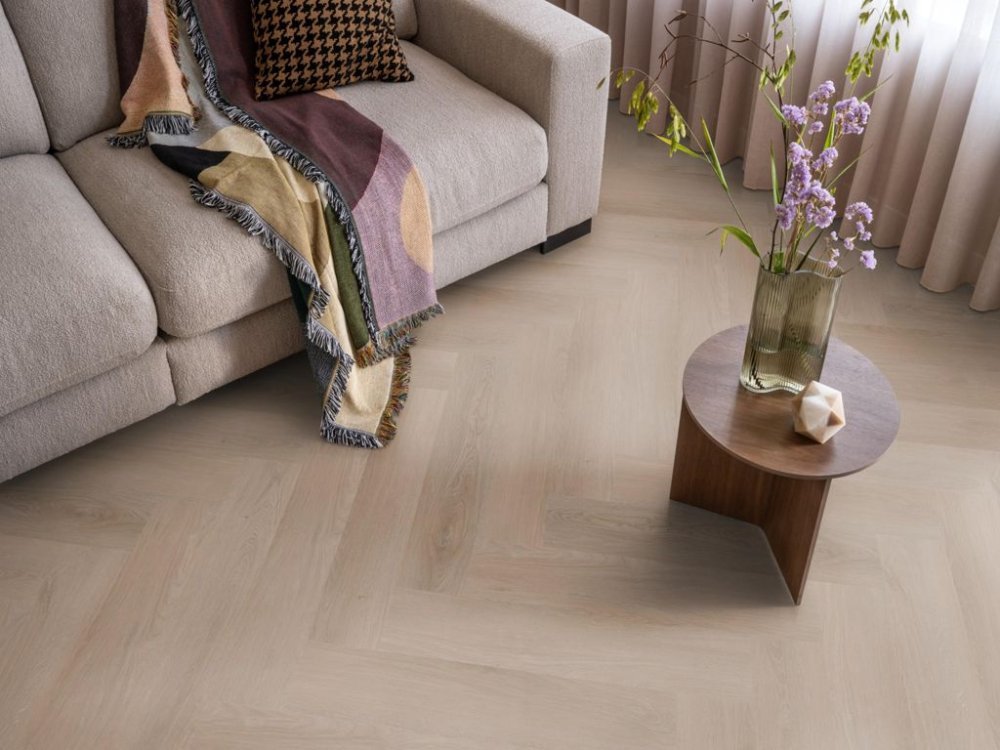 Ambiant Spigato Navaro Visgraat Klik PVC Bruin - Ambiant